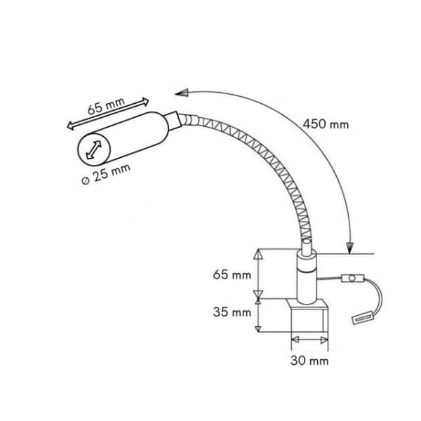 kalb Bettleuchte LED Leselampe Test